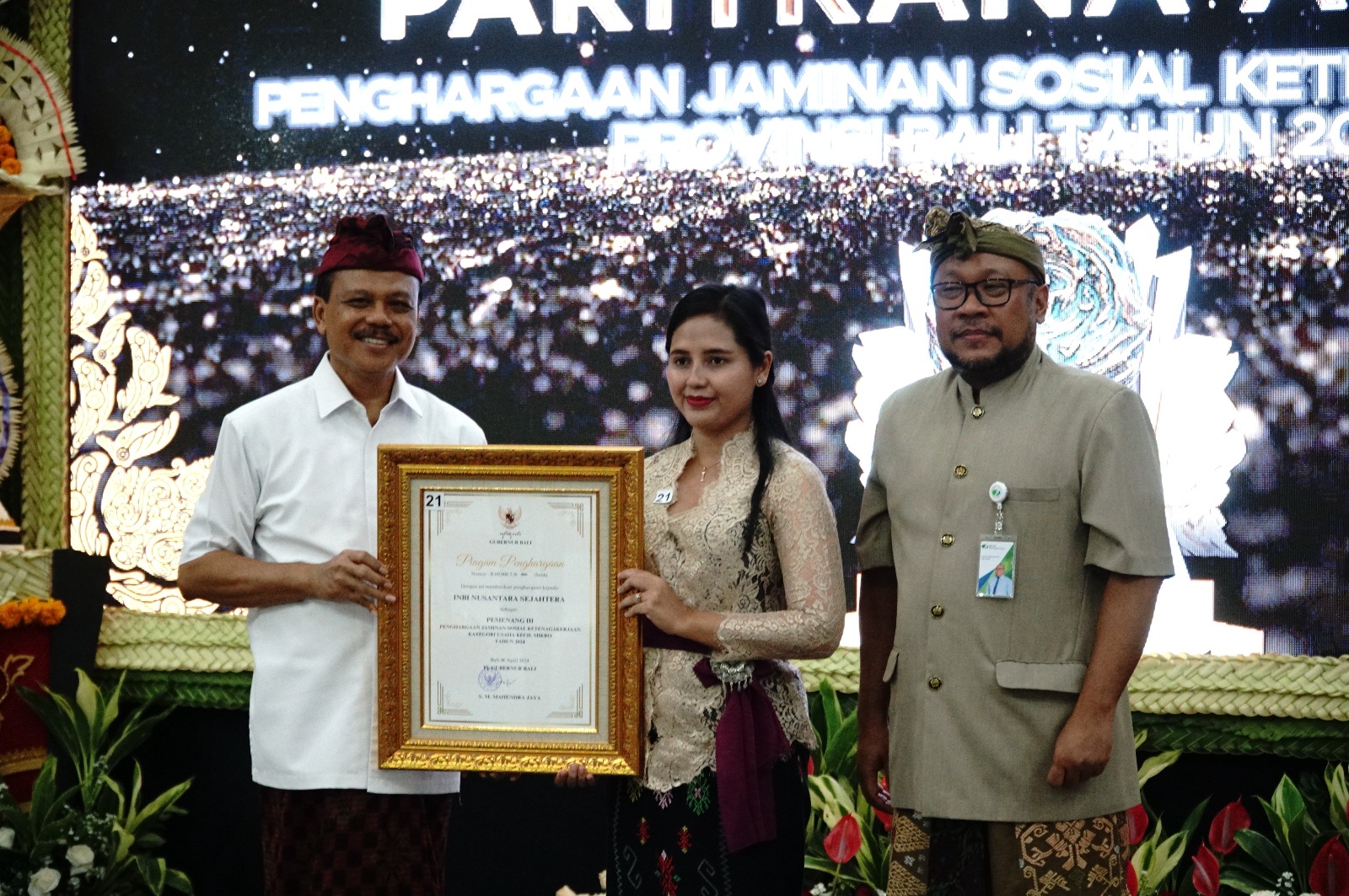 Paritrana Award Provinsi Bali 2024